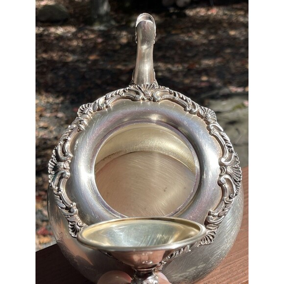 Ascot Sheffield Design Reproduction by Community Silverplate Coffee Tea Pot 7" - Picture 7 of 12
